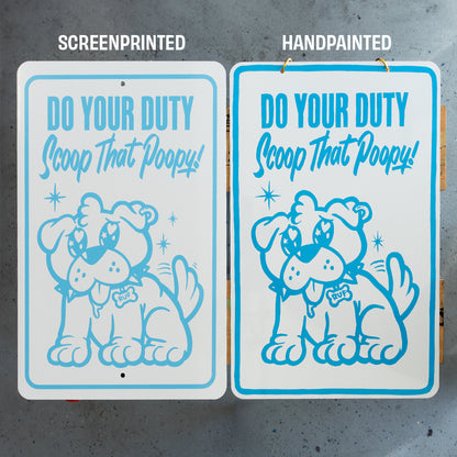 Do Your Duty Sign - Handpaint